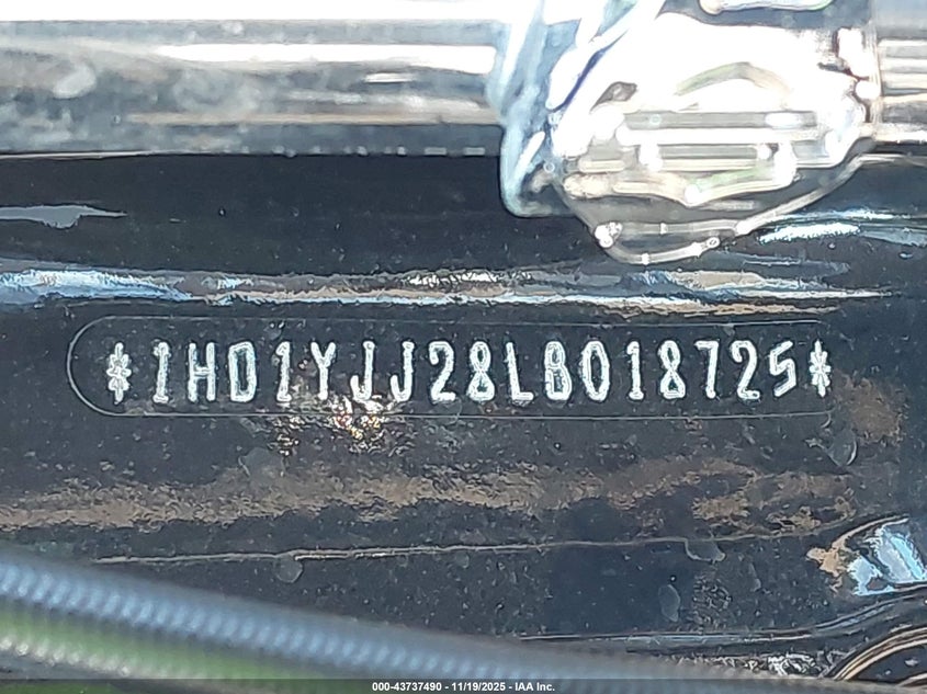 2020 Harley-Davidson Fxbb VIN: 1HD1YJJ28LB018725 Lot: 43737490