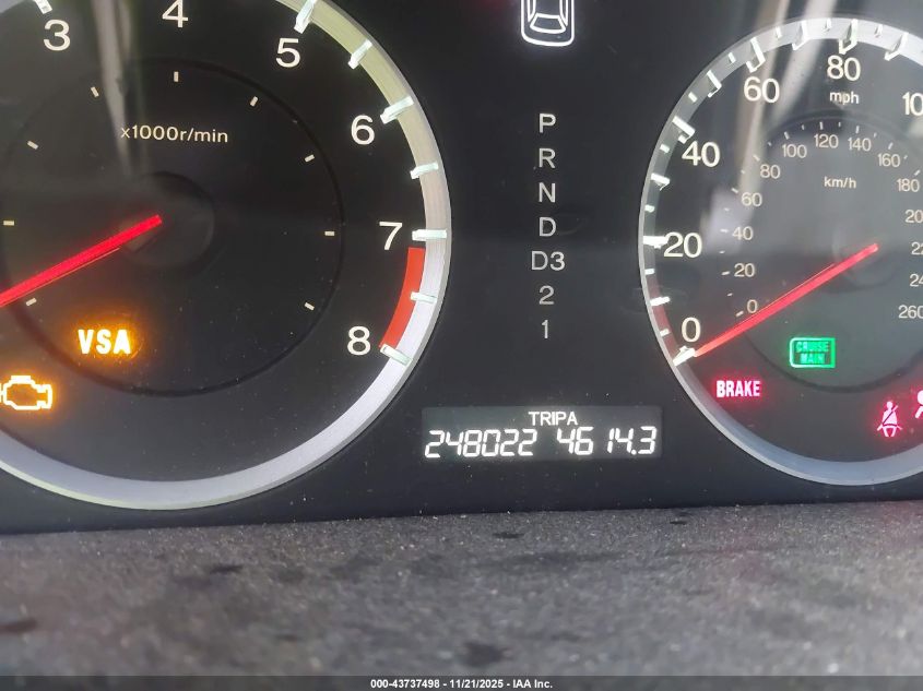 2008 Honda Accord 2.4 Ex-L VIN: 1HGCP26858A096457 Lot: 43737498