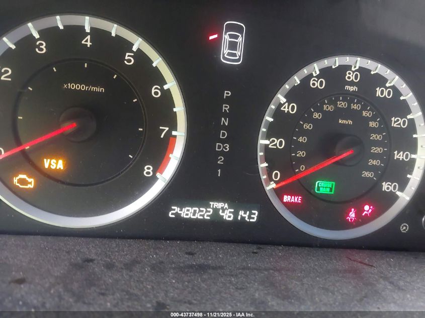 2008 Honda Accord 2.4 Ex-L VIN: 1HGCP26858A096457 Lot: 43737498