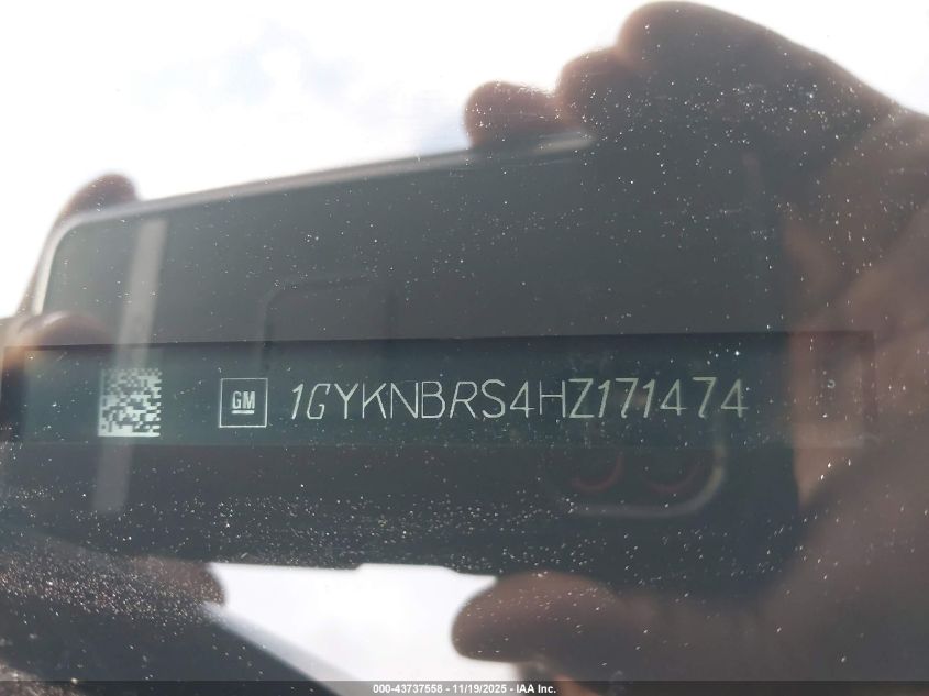 2017 Cadillac Xt5 Luxury VIN: 1GYKNBRS4HZ171474 Lot: 43737558