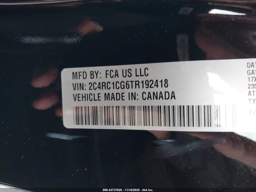 2C4RC1CG6TR192418 2026 CHRYSLER VOYAGER photo no. 5
