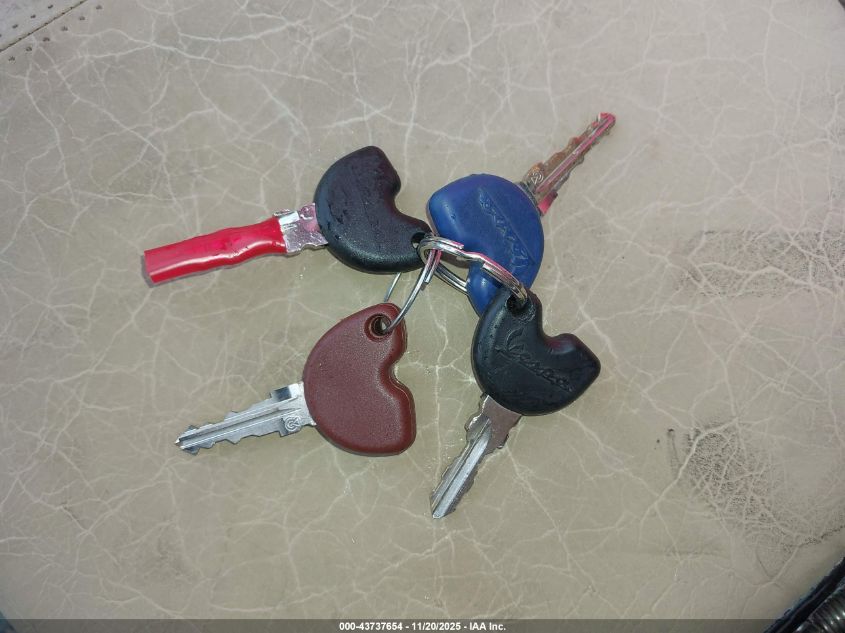 2012 Vespa Gts 300 Super VIN: ZAPM459L4C5800869 Lot: 43737654