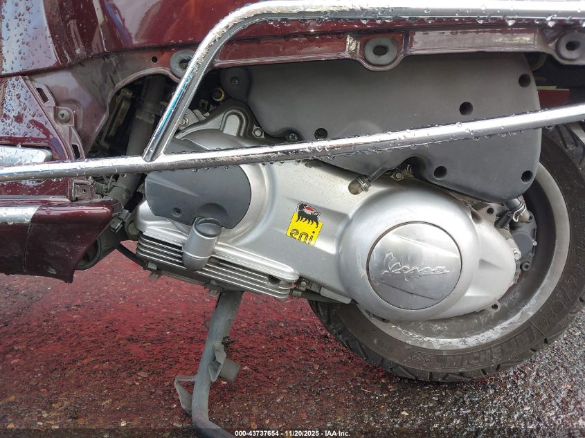 2012 Vespa Gts 300 Super VIN: ZAPM459L4C5800869 Lot: 43737654