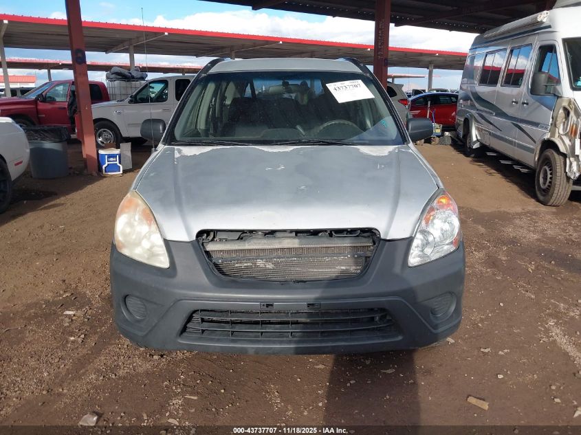 2005 Honda Cr-V Lx VIN: JHLRD68505C019851 Lot: 43737707