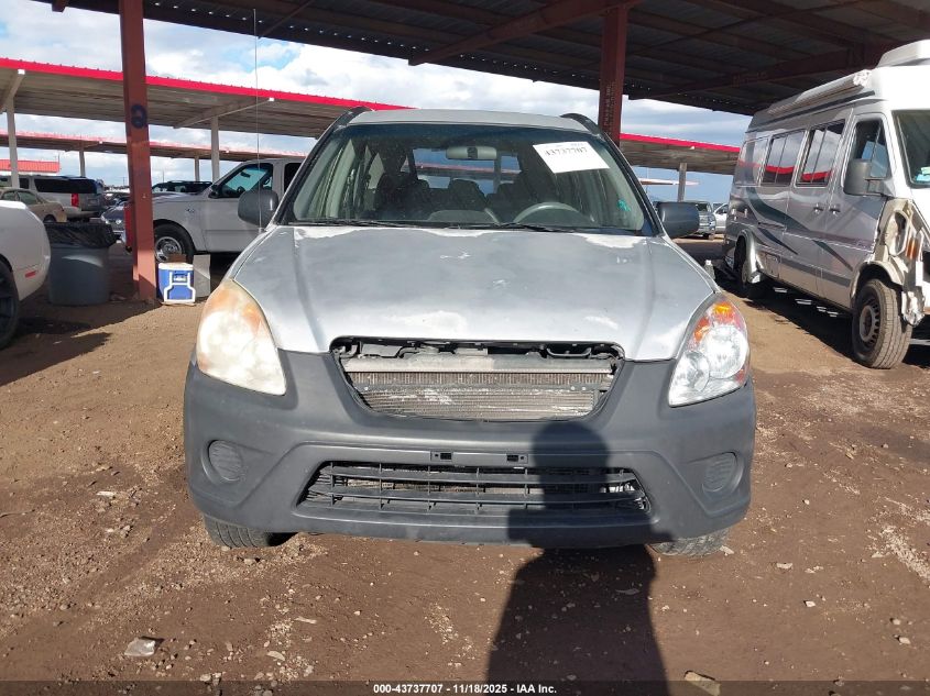 2005 Honda Cr-V Lx VIN: JHLRD68505C019851 Lot: 43737707