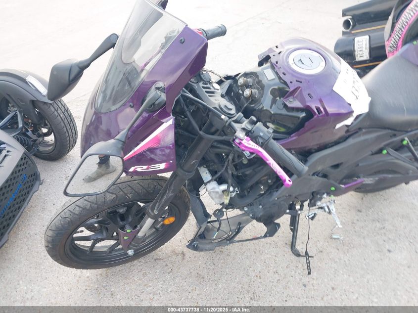 2023 Yamaha Yzfr3 A VIN: MH3RH18Y5PK011219 Lot: 43737738