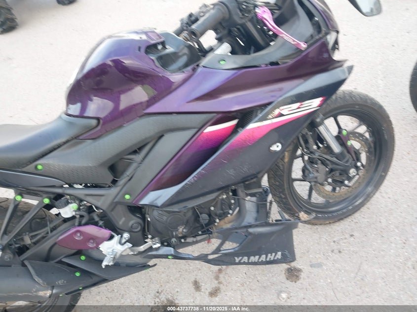 2023 Yamaha Yzfr3 A VIN: MH3RH18Y5PK011219 Lot: 43737738