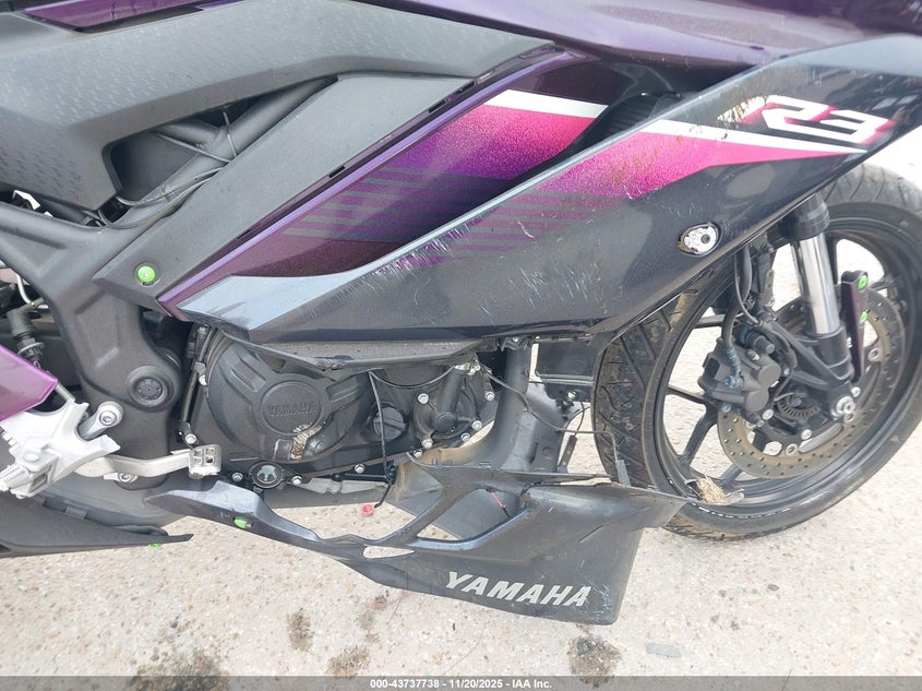 2023 Yamaha Yzfr3 A VIN: MH3RH18Y5PK011219 Lot: 43737738