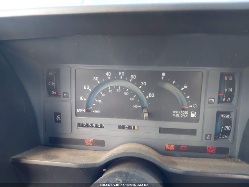 1992 GMC Sonoma VIN: 1GTCS19Z2N8504914 Lot: 43737740