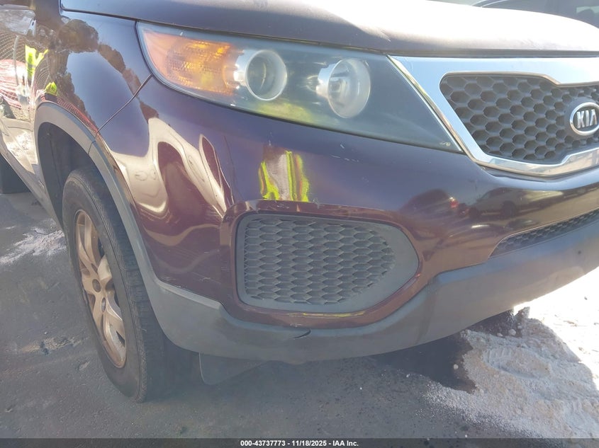 2013 Kia Sorento Lx V6 VIN: 5XYKTDA29DG336527 Lot: 43737773