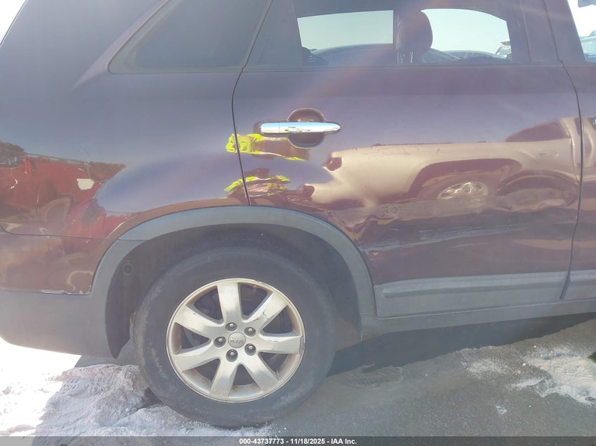 2013 Kia Sorento Lx V6 VIN: 5XYKTDA29DG336527 Lot: 43737773