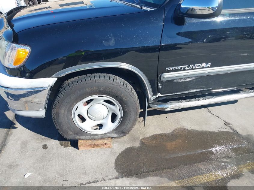 2002 Toyota Tundra Sr5 VIN: 5TBRN34142S221770 Lot: 43737802