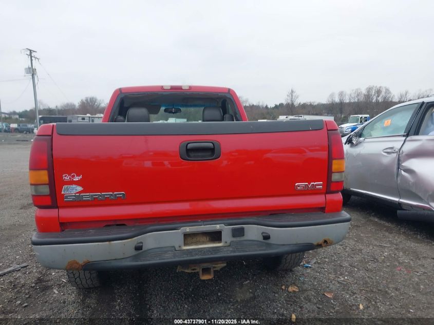 2003 GMC Sierra 1500 VIN: 1GTEK14V73Z206427 Lot: 43737901