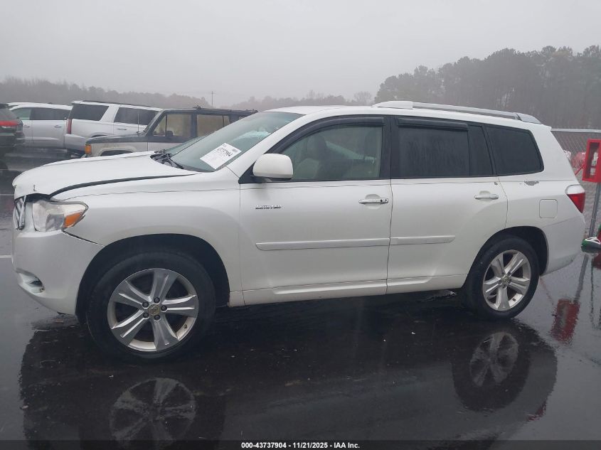 2008 Toyota Highlander Limited VIN: JTEDS42A882065120 Lot: 43737904