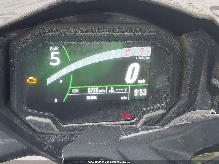 2022 Kawasaki Ex650 N VIN: ML5EXEN16NDA75251 Lot: 43737933