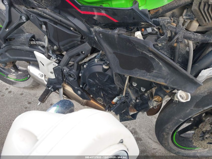 2022 Kawasaki Ex650 N VIN: ML5EXEN16NDA75251 Lot: 43737933