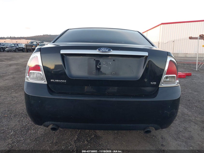 2006 Ford Fusion Sel VIN: 3FAHP08126R143624 Lot: 43738002