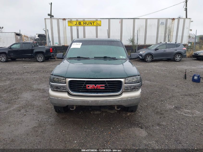 2001 GMC Sierra 1500 Sle VIN: 2GTEK19T311110050 Lot: 43738036