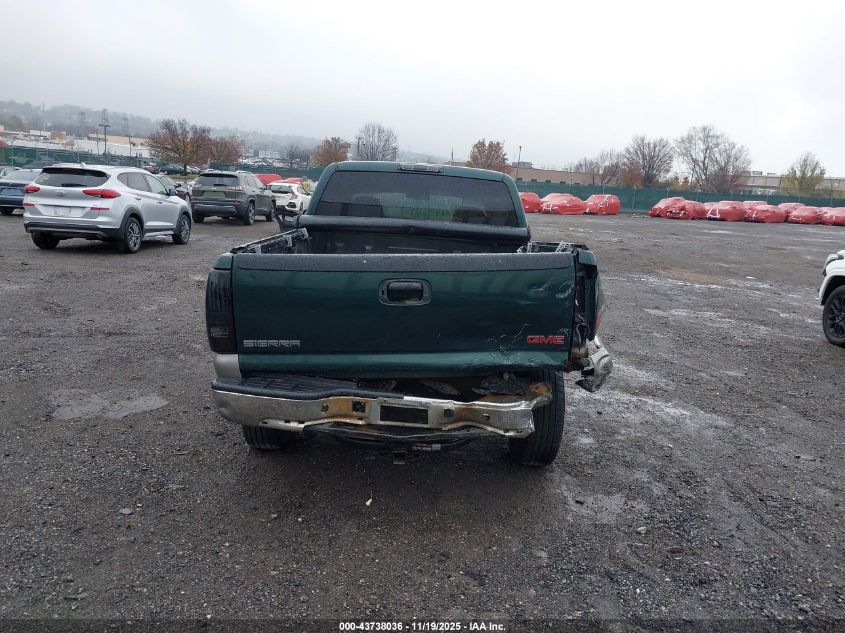 2001 GMC Sierra 1500 Sle VIN: 2GTEK19T311110050 Lot: 43738036