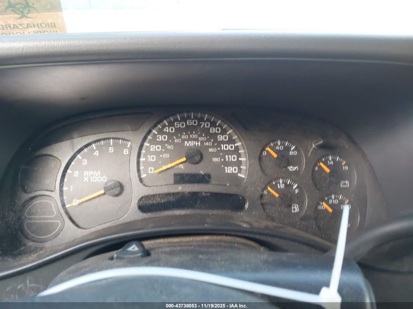 2003 Chevrolet Avalanche 1500 VIN: 3GNEC13T53G166692 Lot: 43738053