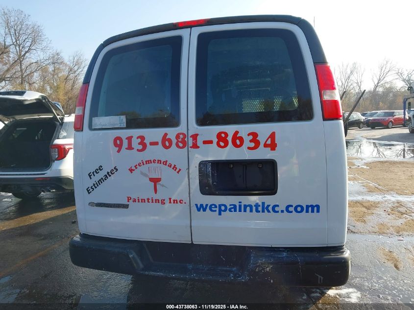 2017 Chevrolet Express 2500 Work Van VIN: 1GCWGBFF8H1351757 Lot: 43738063