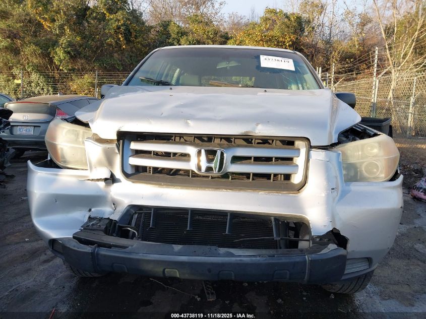 2006 Honda Pilot Lx VIN: 5FNYF28166B012108 Lot: 43738119