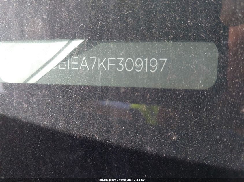 2019 Tesla Model 3 Long Range/Mid Range/Standard Range/Standard Range Plus VIN: 5YJ3E1EA7KF309197 Lot: 43738121