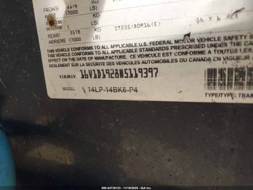 16V1D1928N5119397 2022   photo no. 9