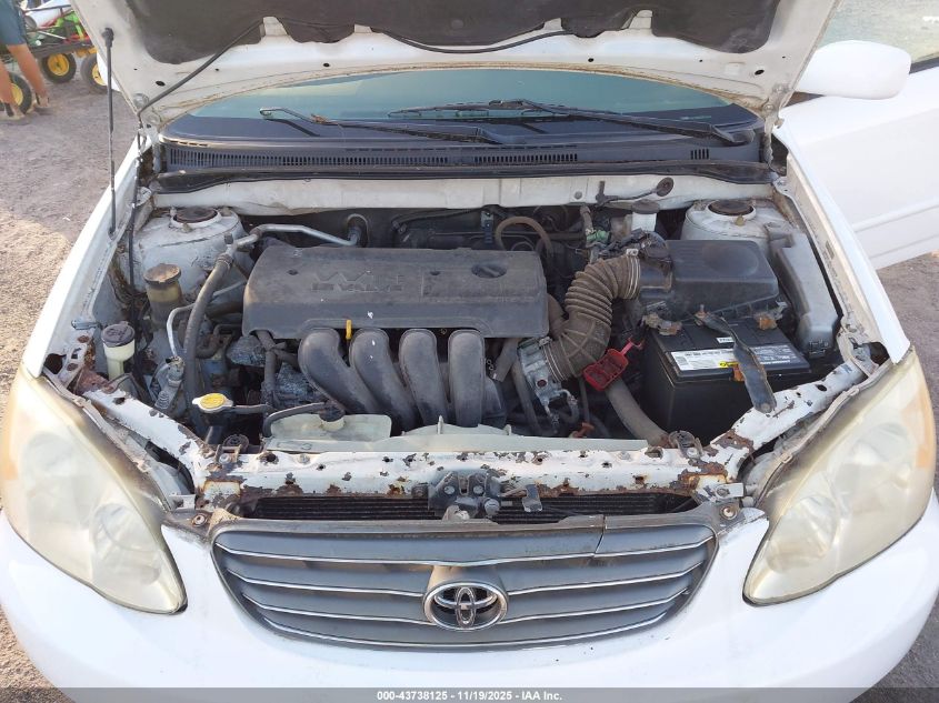 2005 Toyota Corolla Le VIN: 2T1BR32E25C327280 Lot: 43738125