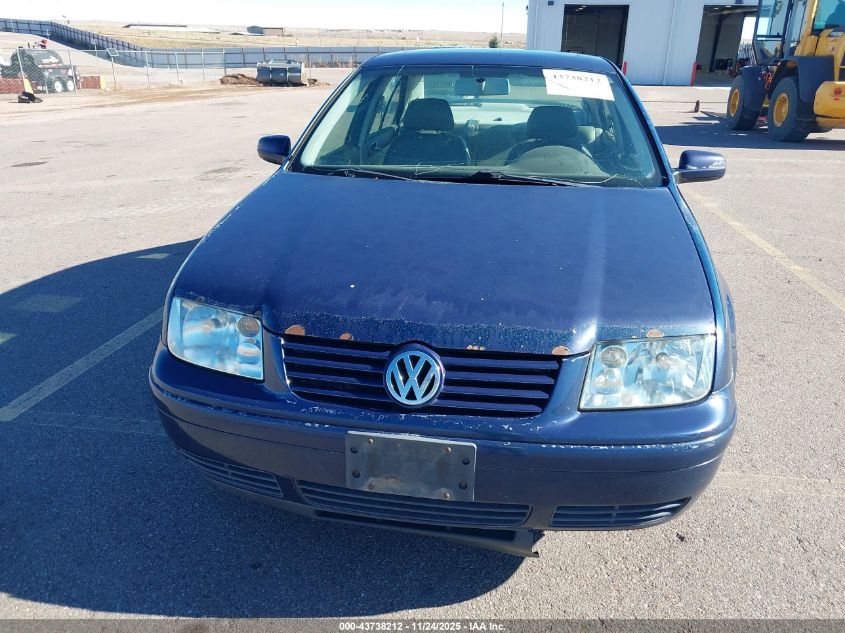 2001 Volkswagen Jetta Gls VIN: 3VWSB69M91M112514 Lot: 43738212