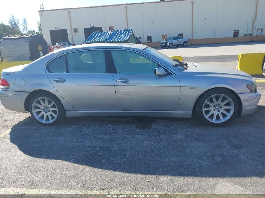2008 BMW 750Li VIN: WBAHN83598DT78605 Lot: 43738245