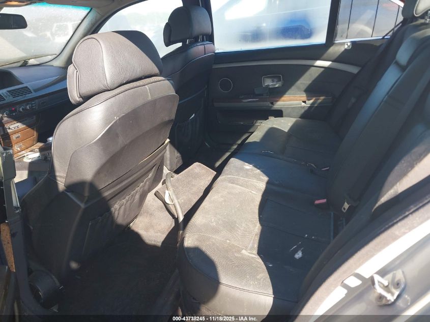 2008 BMW 750Li VIN: WBAHN83598DT78605 Lot: 43738245