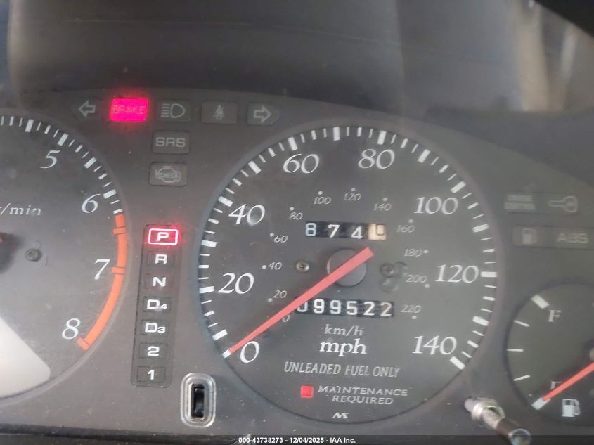 1998 Acura Cl 2.3 VIN: 19UYA3259WL006205 Lot: 43738273