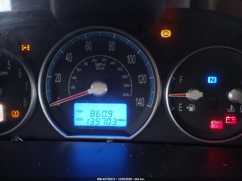 2008 Hyundai Santa Fe Gls VIN: 5NMSG73D58H225831 Lot: 43738313