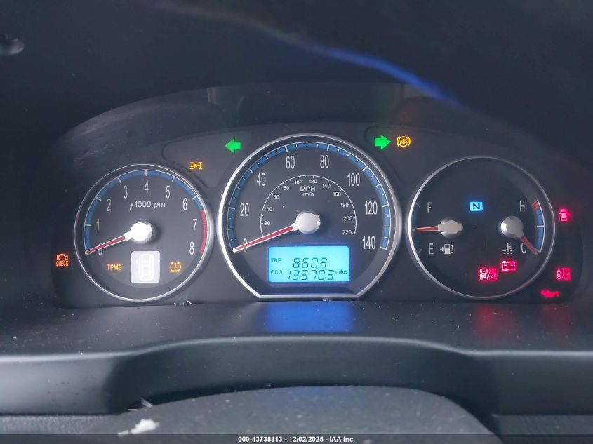 2008 Hyundai Santa Fe Gls VIN: 5NMSG73D58H225831 Lot: 43738313