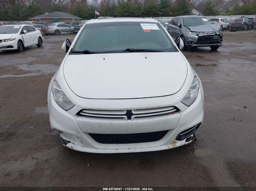 2013 Dodge Dart Sxt VIN: 1C3CDFBH0DD667158 Lot: 43738347