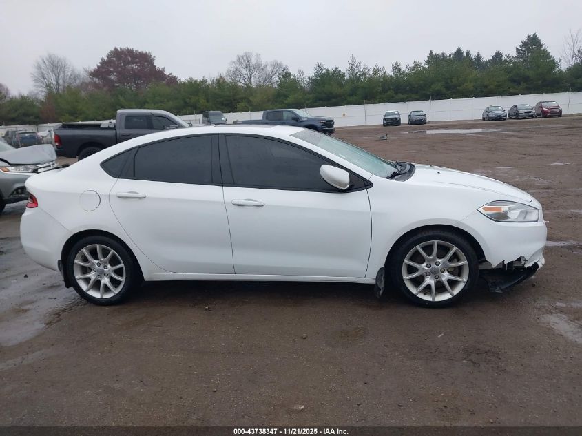 2013 Dodge Dart Sxt VIN: 1C3CDFBH0DD667158 Lot: 43738347