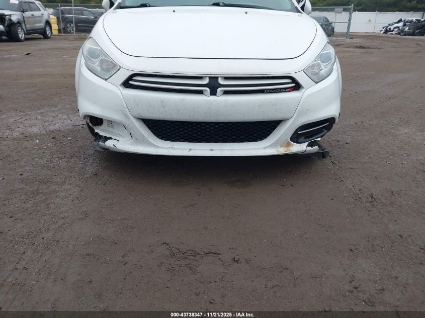 2013 Dodge Dart Sxt VIN: 1C3CDFBH0DD667158 Lot: 43738347
