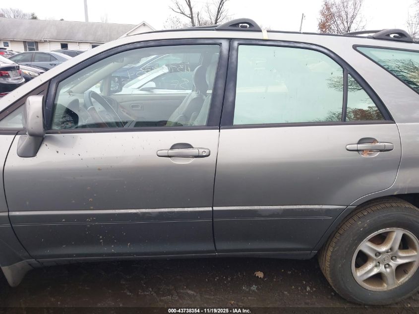 2000 Lexus Rx 300 VIN: JT6HF10U2Y0147725 Lot: 43738354