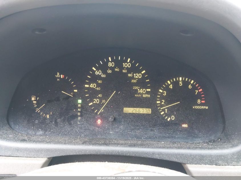 2000 Lexus Rx 300 VIN: JT6HF10U2Y0147725 Lot: 43738354