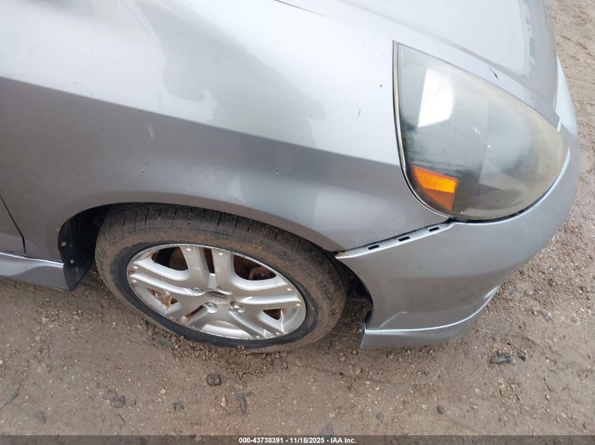 2008 Honda Fit Sport VIN: JHMGD38688S034943 Lot: 43738391