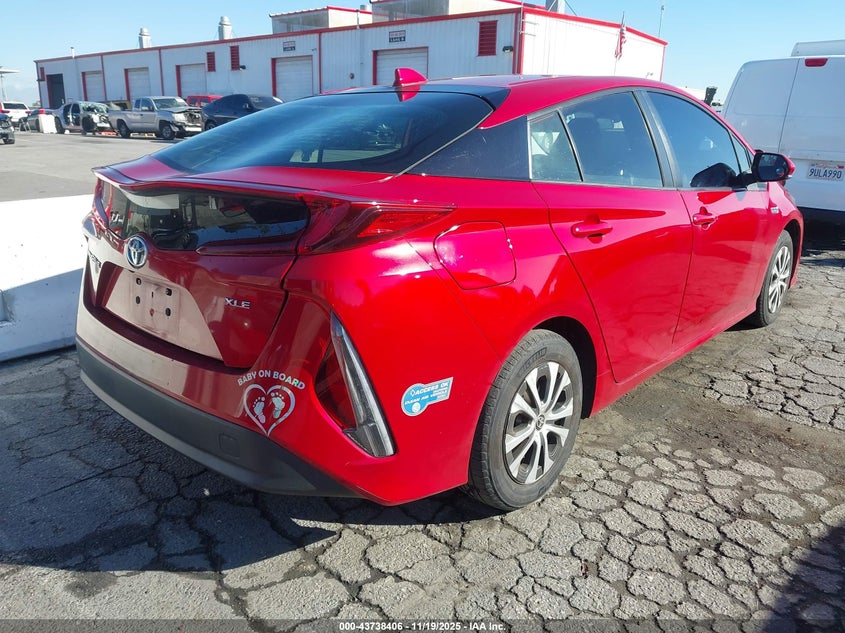 2021 Toyota Prius Prime Xle VIN: JTDKAMFP1M3167201 Lot: 43738406