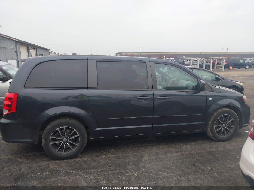 2014 Dodge Grand Caravan Se 30Th Anniversary VIN: 2C4RDGBG2ER451331 Lot: 43738420