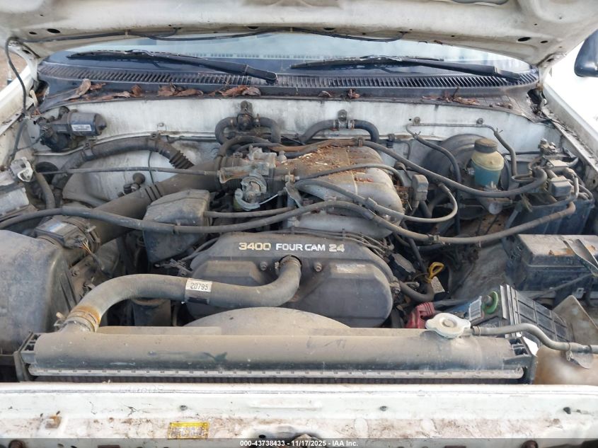 1998 Toyota T100 Sr5 V6 VIN: JT4TN14D2W0039649 Lot: 43738433