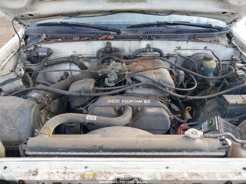 1998 Toyota T100 Sr5 V6 VIN: JT4TN14D2W0039649 Lot: 43738433