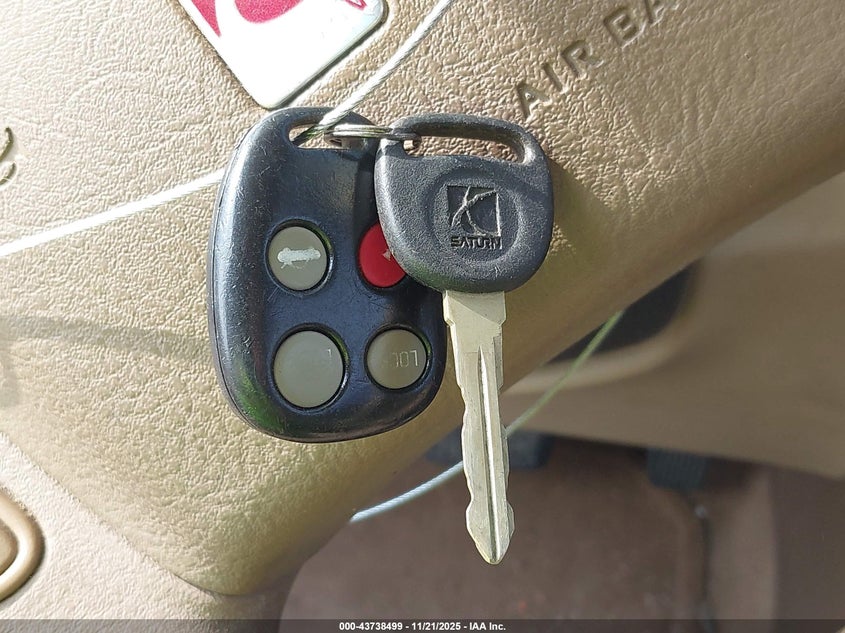 2001 Saturn L200 VIN: 1G8JU54F01Y526730 Lot: 43738499