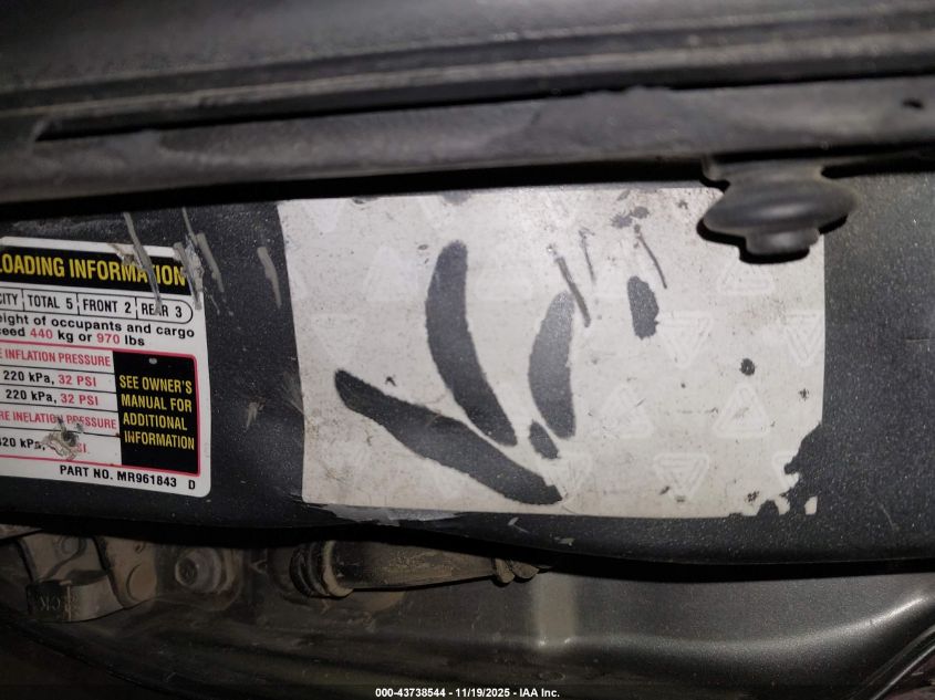 2004 Mitsubishi Endeavor Ls VIN: 4A4MN21SX4E090581 Lot: 43738544