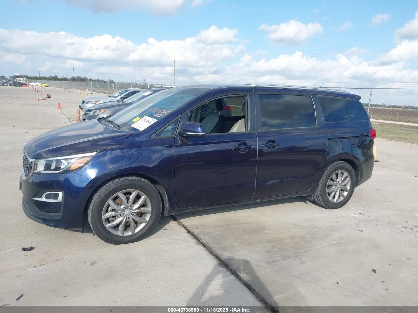 2020 Kia Sedona Ex VIN: KNDMB5C15L6580831 Lot: 43738560