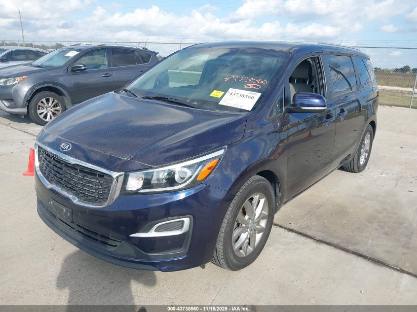 2020 Kia Sedona Ex VIN: KNDMB5C15L6580831 Lot: 43738560