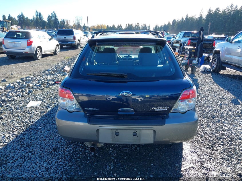 2006 Subaru Impreza Outback Sport VIN: JF1GG68656H819222 Lot: 43738621